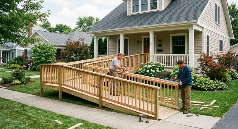 Handicap Ramp Construction in Wilmington, NC